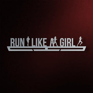 Run Like A Girl Medal Hanger